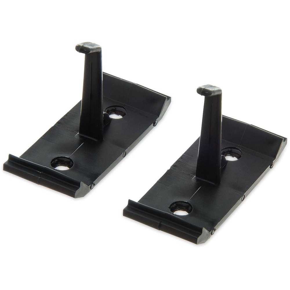 Set of 12 Carlisle 4073300‎ Roll 'N Grip Plastic Broom Holder Wall Mount, 1.75"